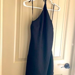 Forever21 halter tie black dress